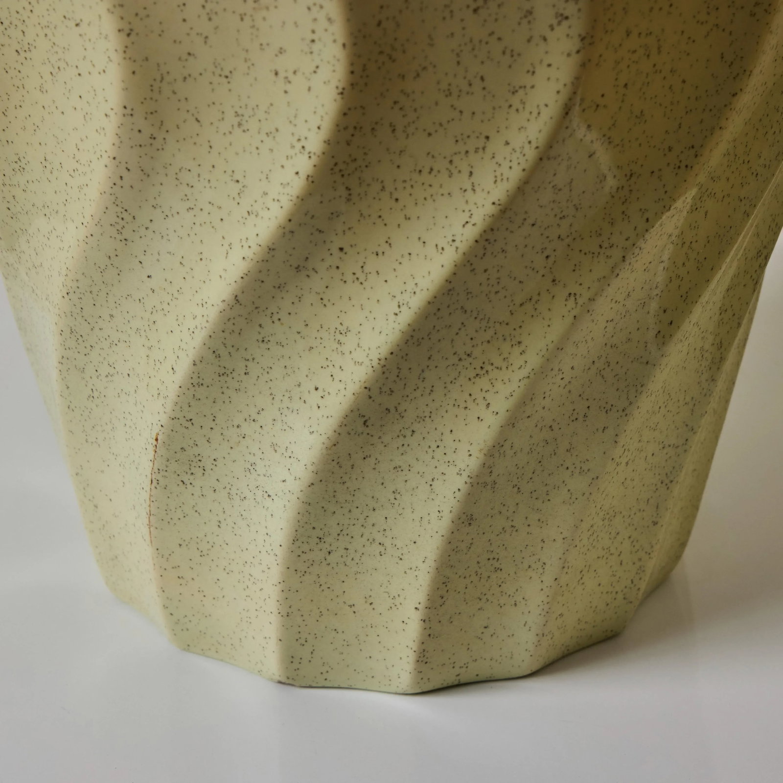 Mid-Century Speckle Glazed Mint Ceramic Bauer Planter - 9