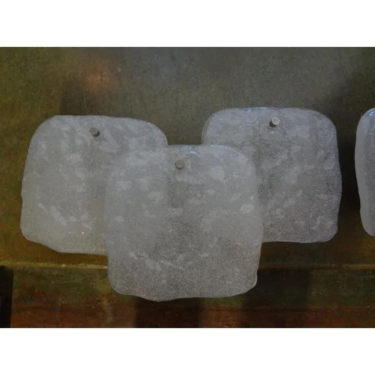 Mid-Century Modern Kalmar Ice Block Sconces-Pair - 3