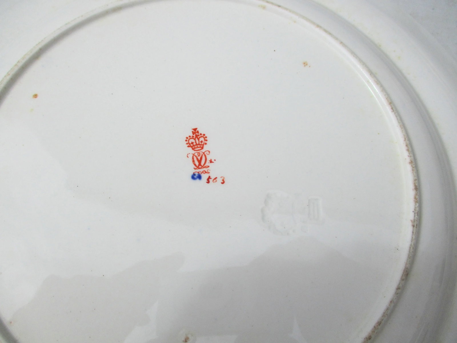 Vintage 20s Royal Crown Derby Porcelain Dinner Plates - Set of 5 - 3