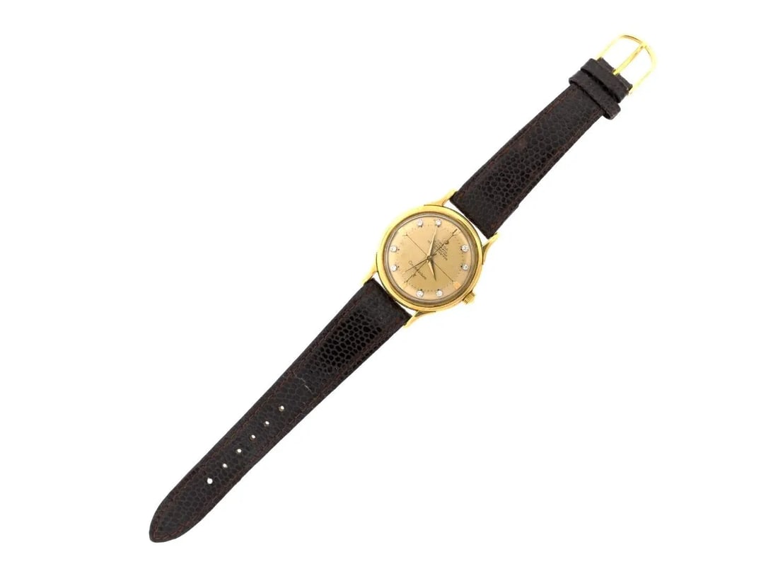 14k Gold and Diamond Omega Constellation Watch Vintage - 3