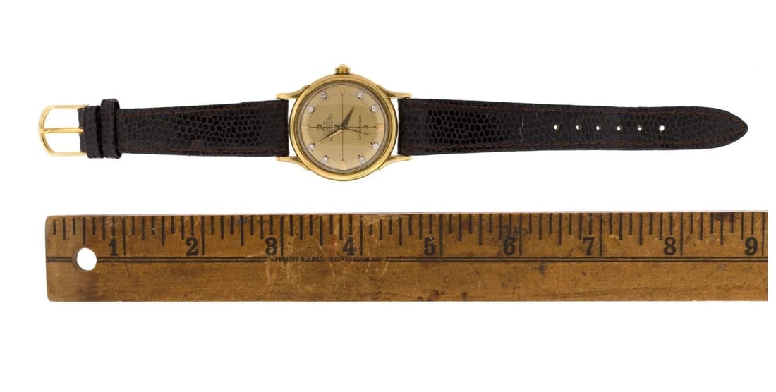 14k Gold and Diamond Omega Constellation Watch Vintage - 4