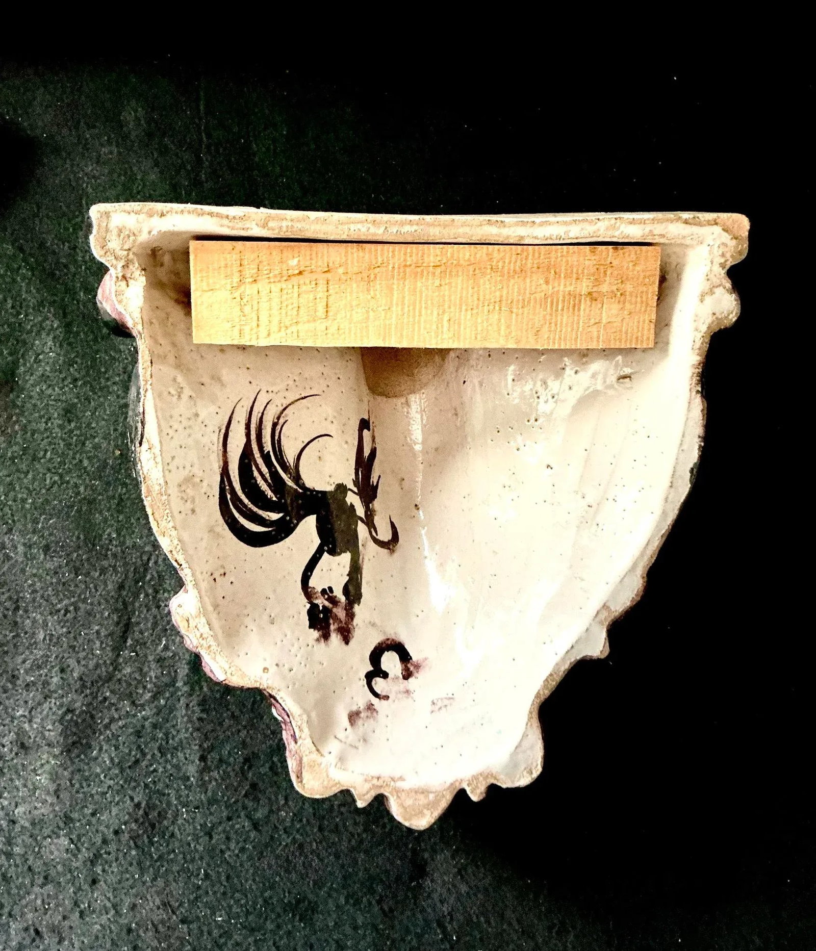 Cantagalli Italian Majolica Wall Brackets, a Pair - 8