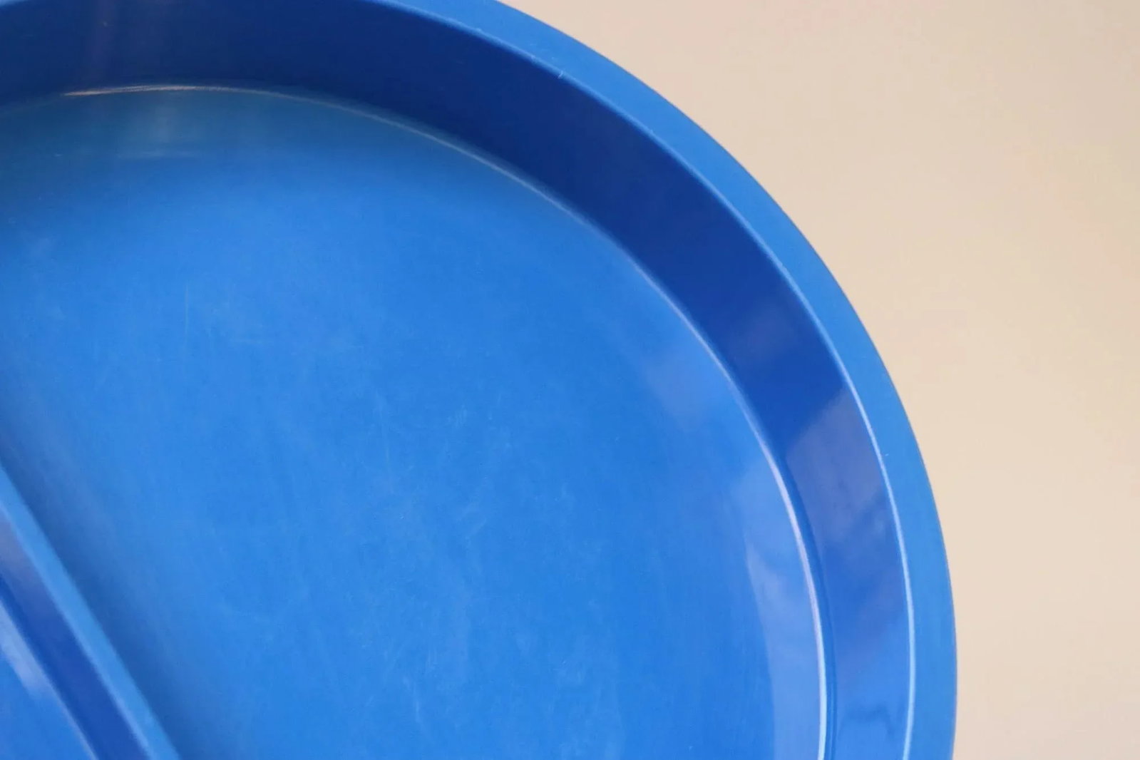 Vintage Blue Clover Divided Tray With Cutting Board by Gunnar Cyren for Dansk - 7