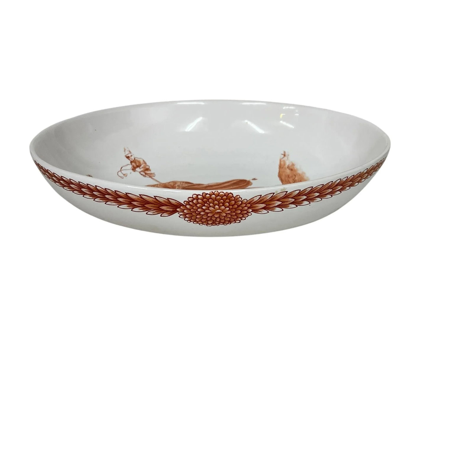 Vintage Mottahedeh Chinese Star God Lu Xing. Design Decorative Bowl - 6