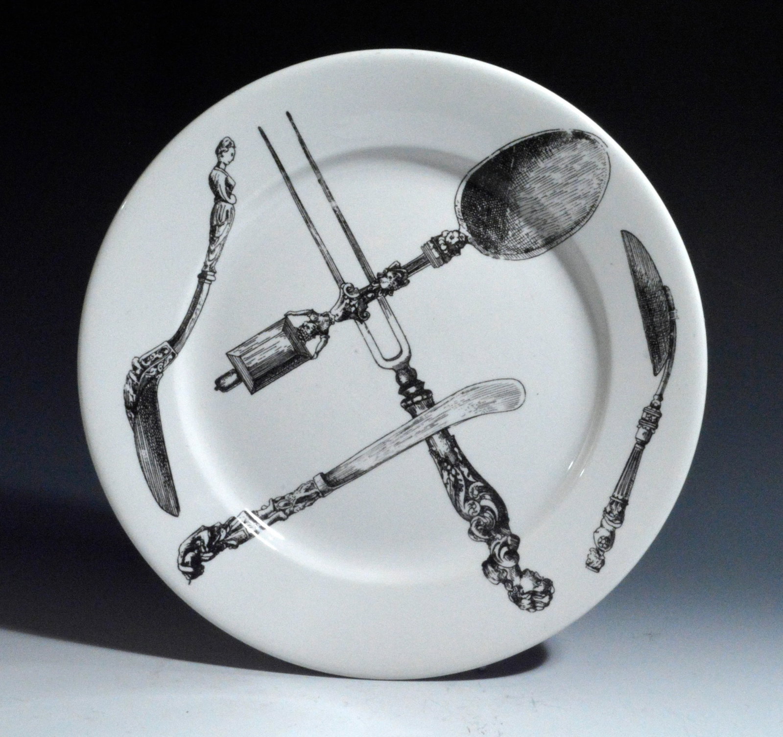 1950s Piero Fornasetti Pottery Plates - Set of 6 - 5