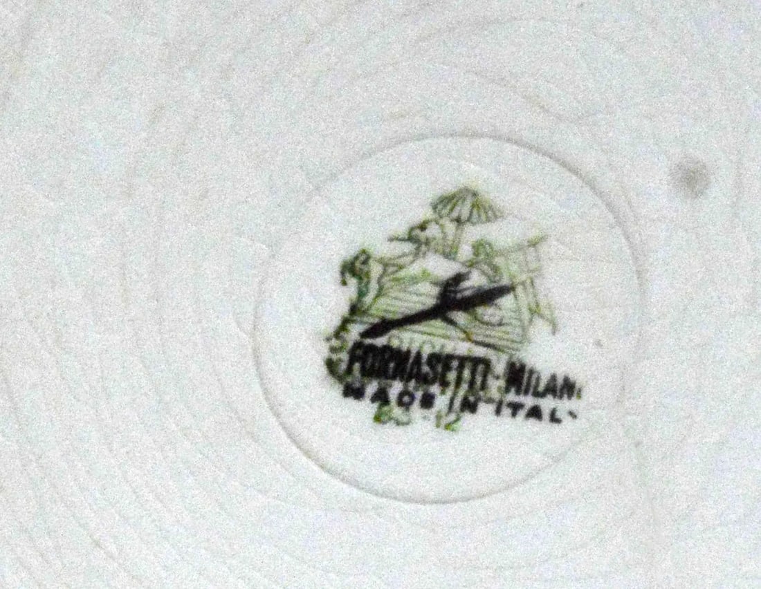 1950s Piero Fornasetti Pottery Plates - Set of 6 - 6