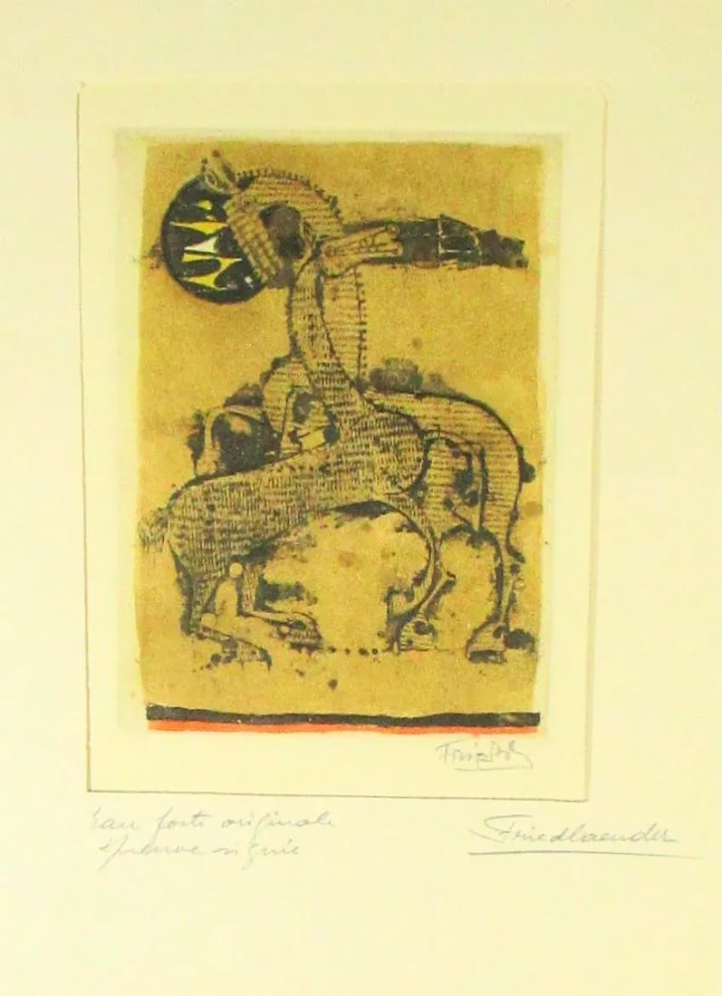 Johnny Gotthard Friedlaender Etchings --A Pair of 2 - 3