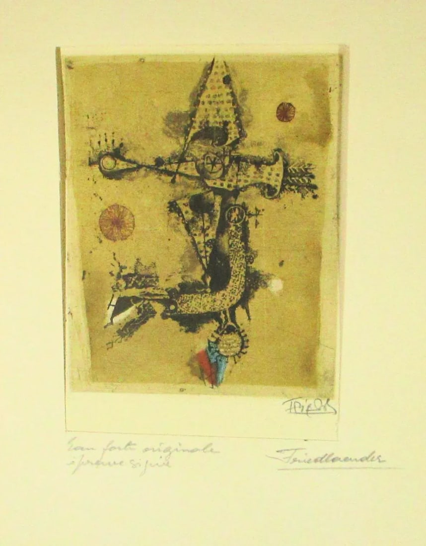 Johnny Gotthard Friedlaender Etchings --A Pair of 2 - 4