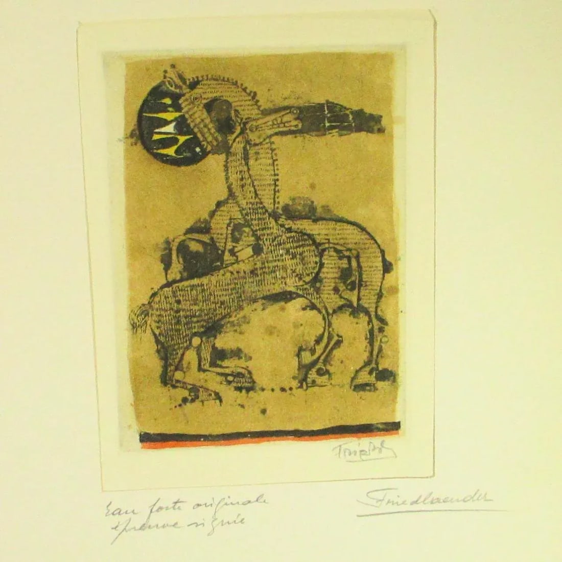 Johnny Gotthard Friedlaender Etchings --A Pair of 2 - 7