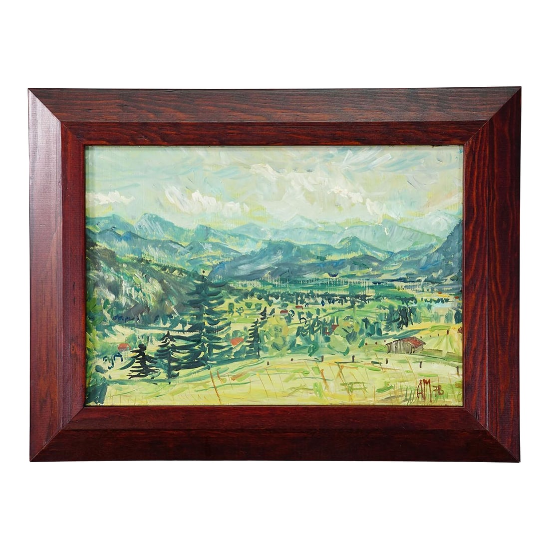 Bad Tölz, GaiÃŸach, 1978 – Oil Painting by Alexander Michael (1 of 8)