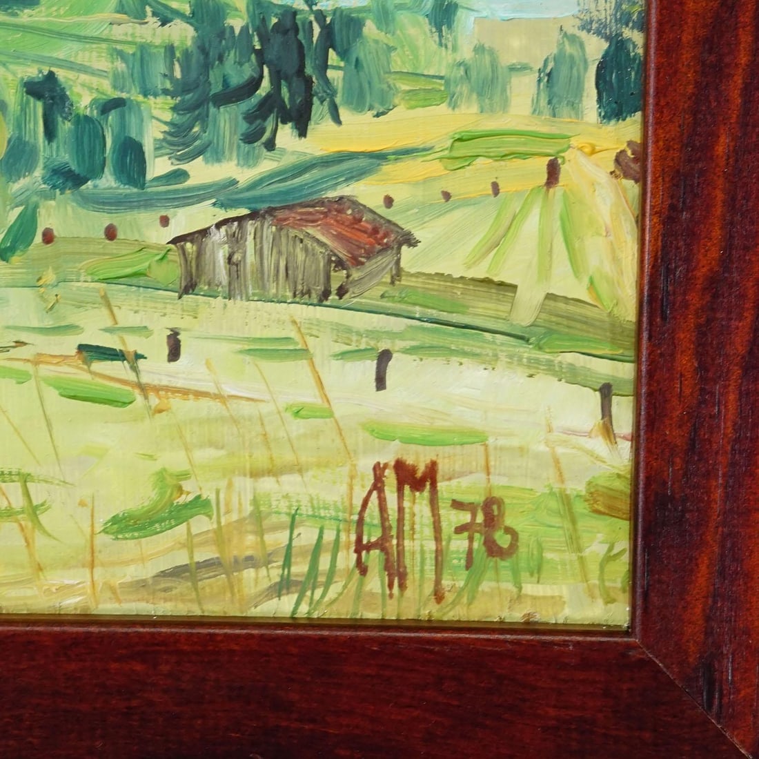 Bad Tölz, GaiÃŸach, 1978 – Oil Painting by Alexander Michael - 3