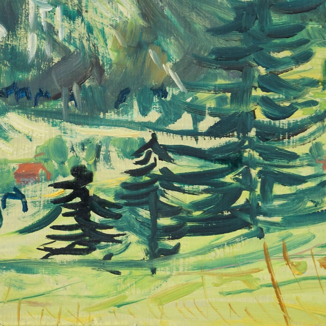 Bad Tölz, GaiÃŸach, 1978 – Oil Painting by Alexander Michael - 6