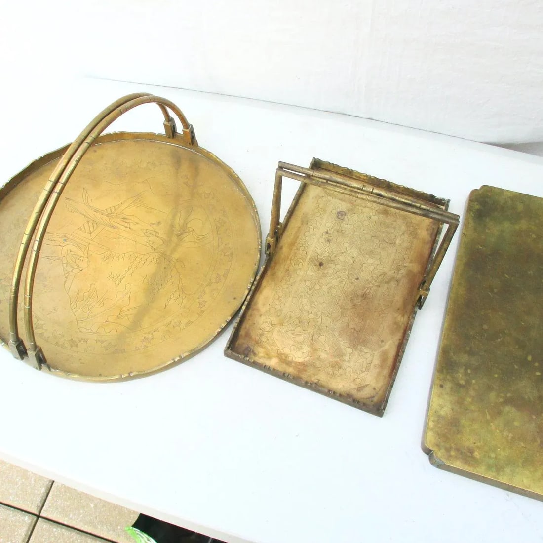Group of Three Chinese Serving Trays Early 20th -Group of 3 - 2