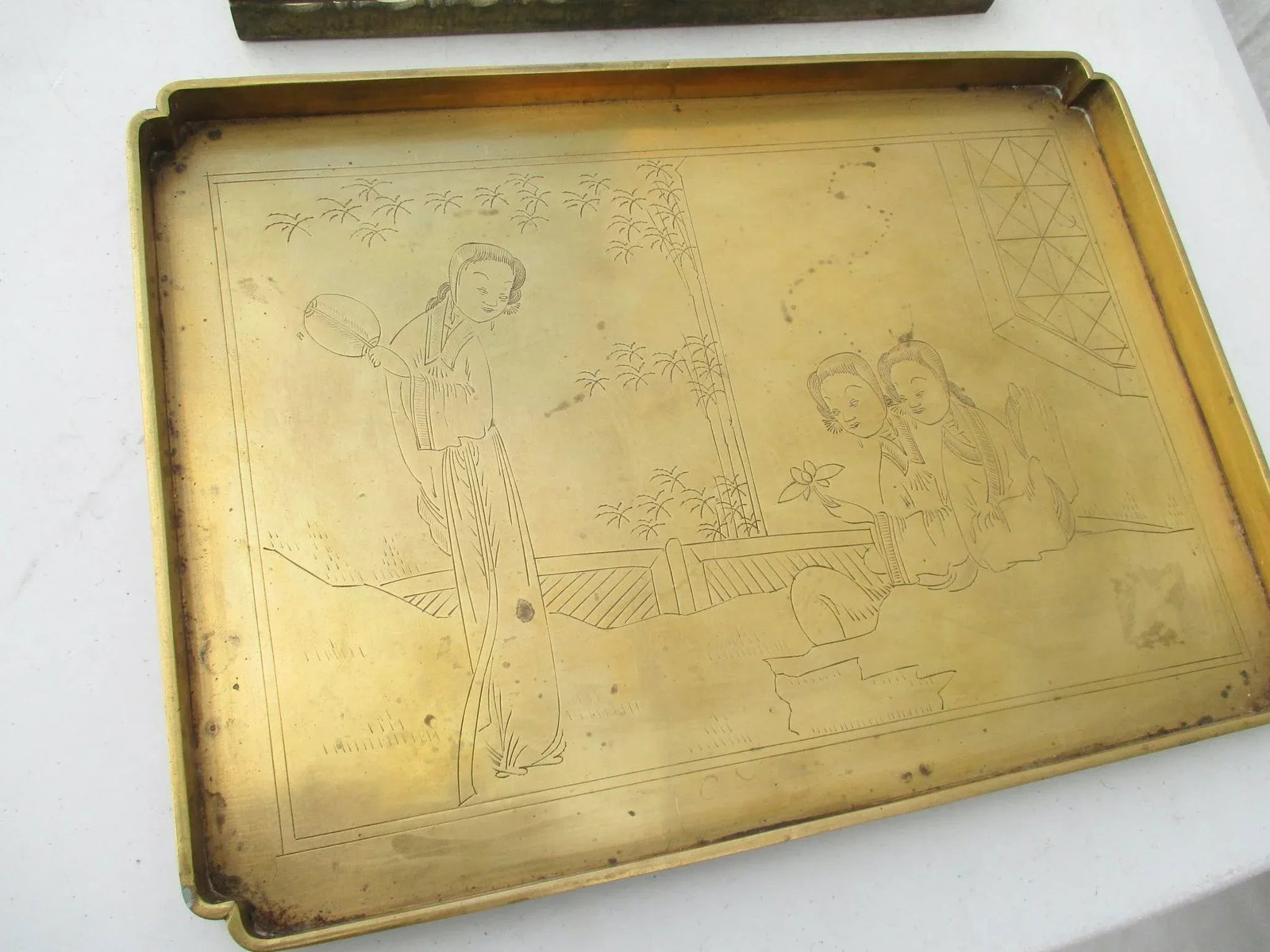 Group of Three Chinese Serving Trays Early 20th -Group of 3 - 3