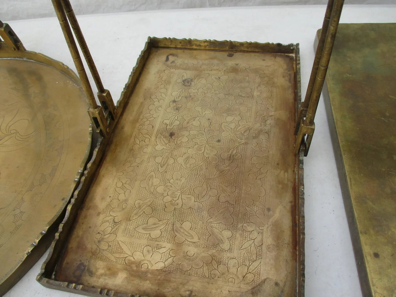 Group of Three Chinese Serving Trays Early 20th -Group of 3 - 8