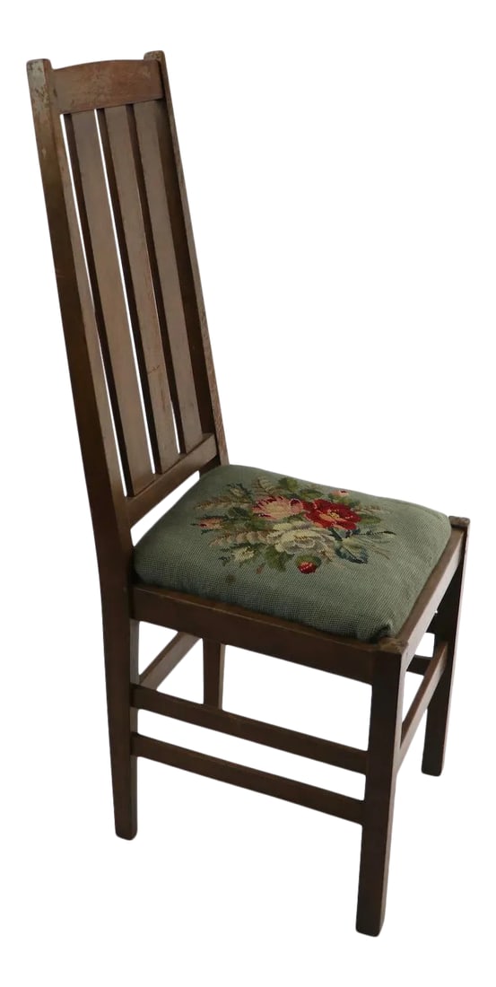 Arts and Crafts Mission Side Dining Chair Possibly Stickley (1 of 11)