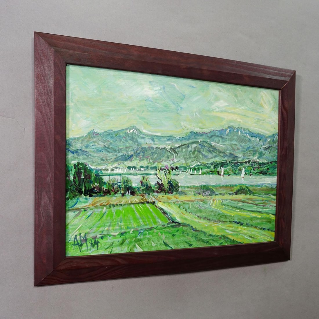 Alexander Michael - Oil Painting Chiemsee Near Hochstaedt, 1994 - 2