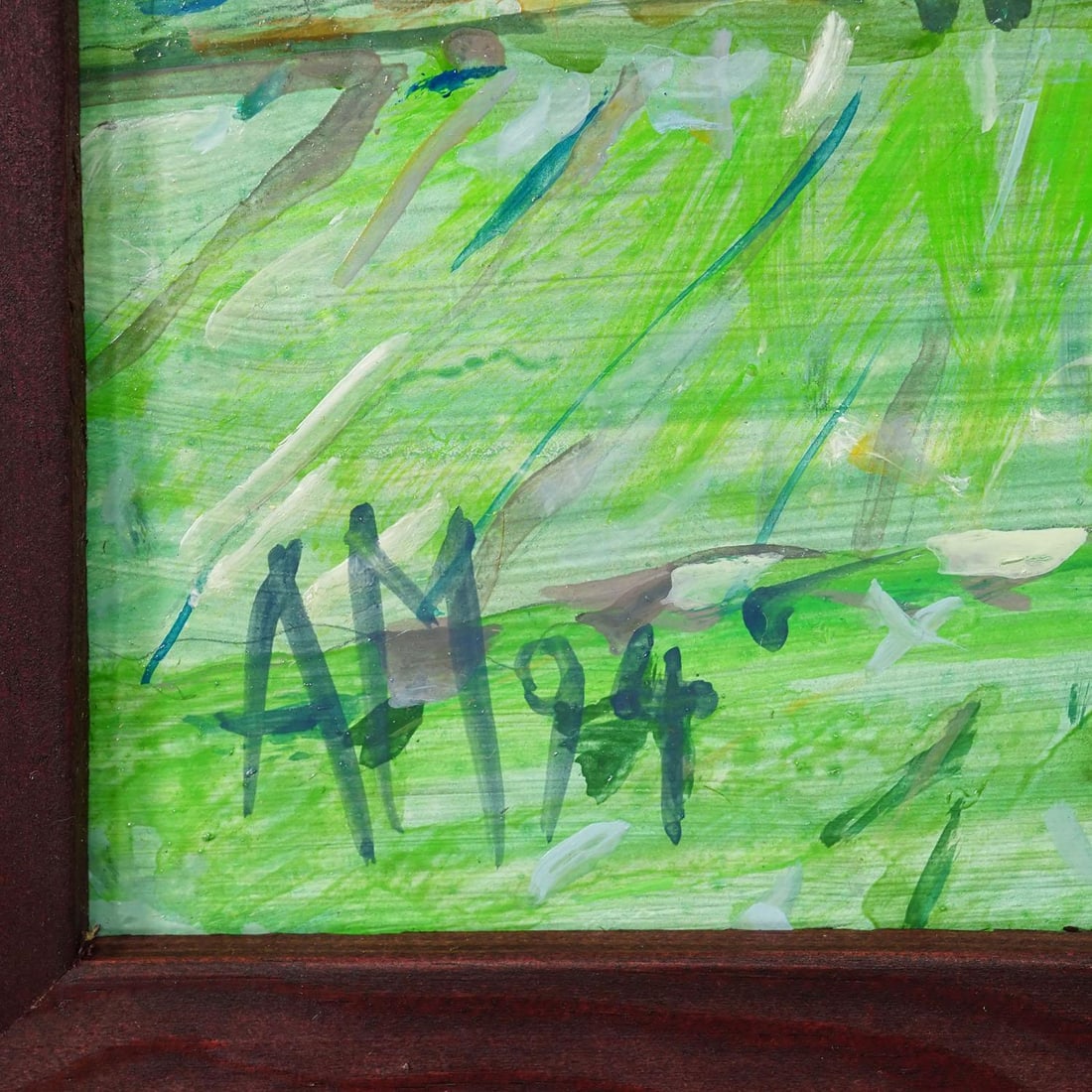 Alexander Michael - Oil Painting Chiemsee Near Hochstaedt, 1994 - 8