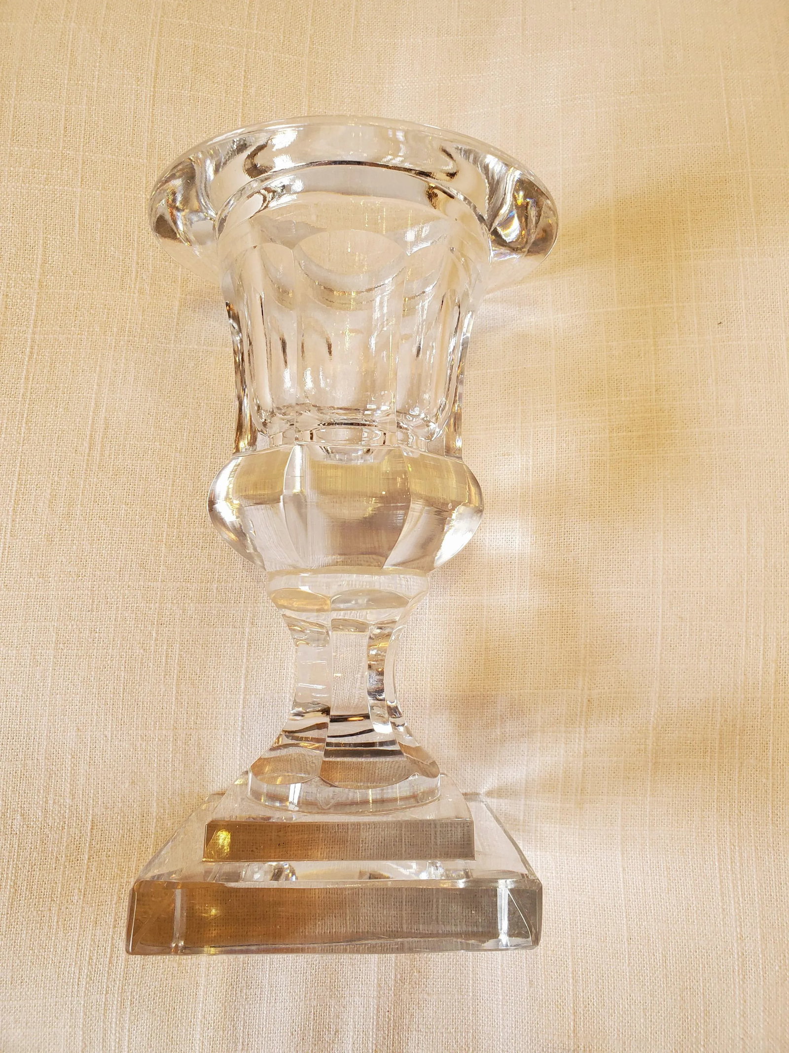 Small Crystal Urns - a Pair - 2