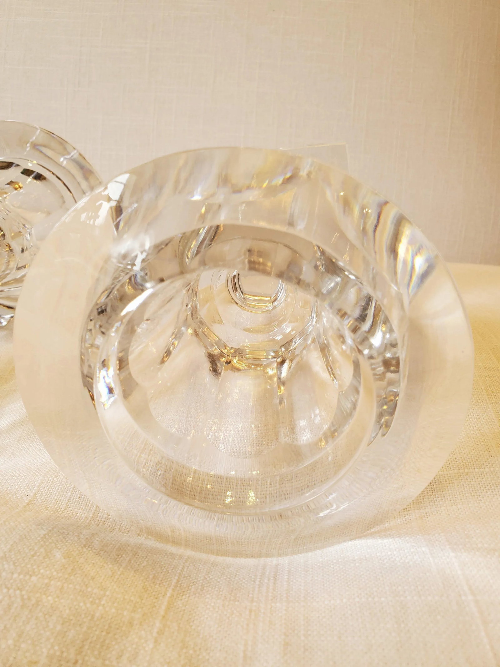 Small Crystal Urns - a Pair - 7