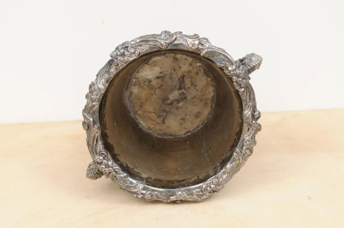 English 19th Century George III Sheffield Silver on Copper Champagne Bucket - 12
