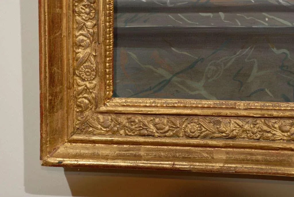 Early 19th Century French Empire Period Floral Still Life Pastel and Gouache Painting, Framed - 7