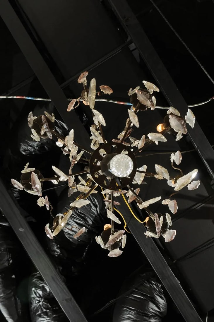 French Louis-Philippe Period 1840s Eight-Light Crystal Chandelier with Finial - 11