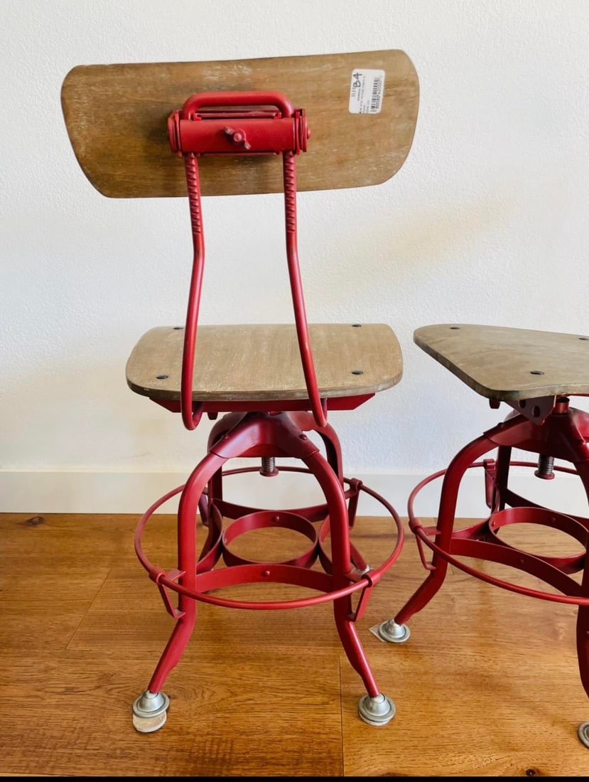 Pair of Vintage Toledo Children's Chair Restoration Hardware - 3