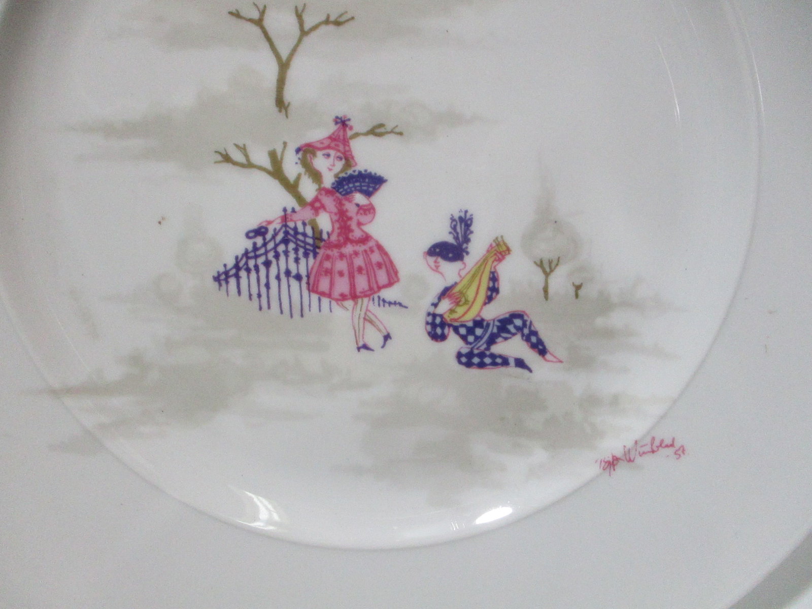 Mid 20th Century Rosenthal Dinner Plates by Bjorn Wiindblad - A Set of 12 - 4