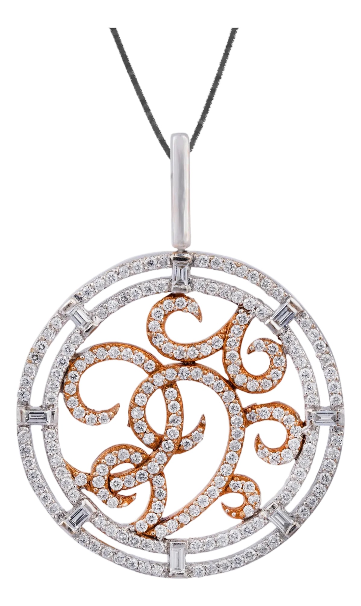 Diamond pendant Set with earrings in 18k gold: Diamond wt 2.62cts gold net wt 13.476gm(18k Condition: Imperfections: No Imperfections Condition Notes: New Origin: United States Materials & Techniques: 18K White Gold, Diamond
