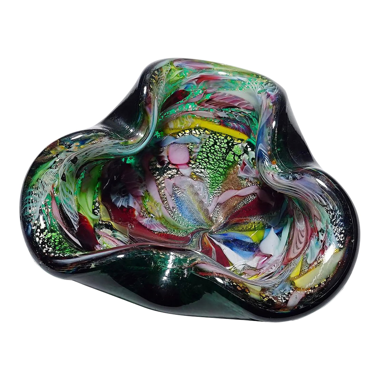 Vintage Murano Glass Bowl 'Rest of the Day' by A.Ve.M. 1950s (1 of 7)