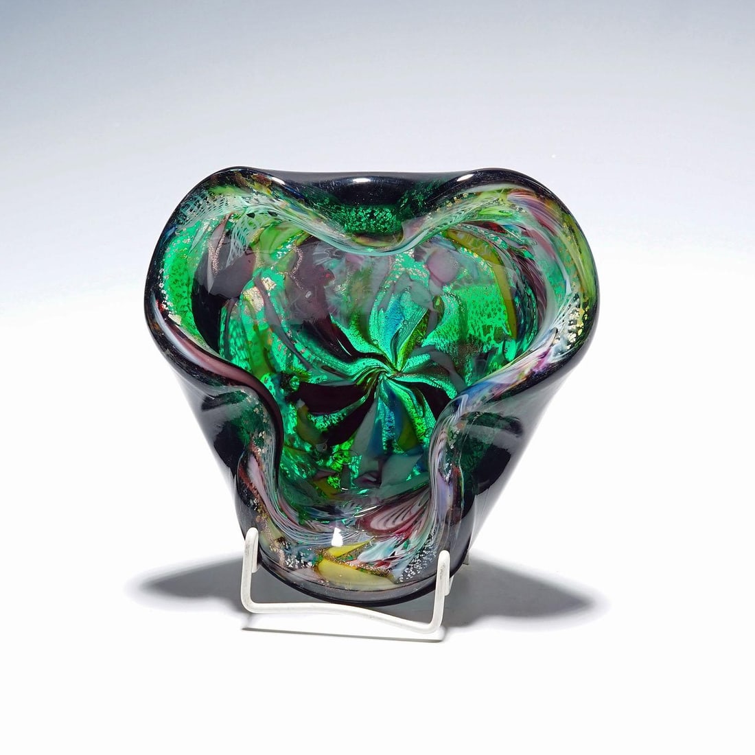 Vintage Murano Glass Bowl 'Rest of the Day' by A.Ve.M. 1950s - 4