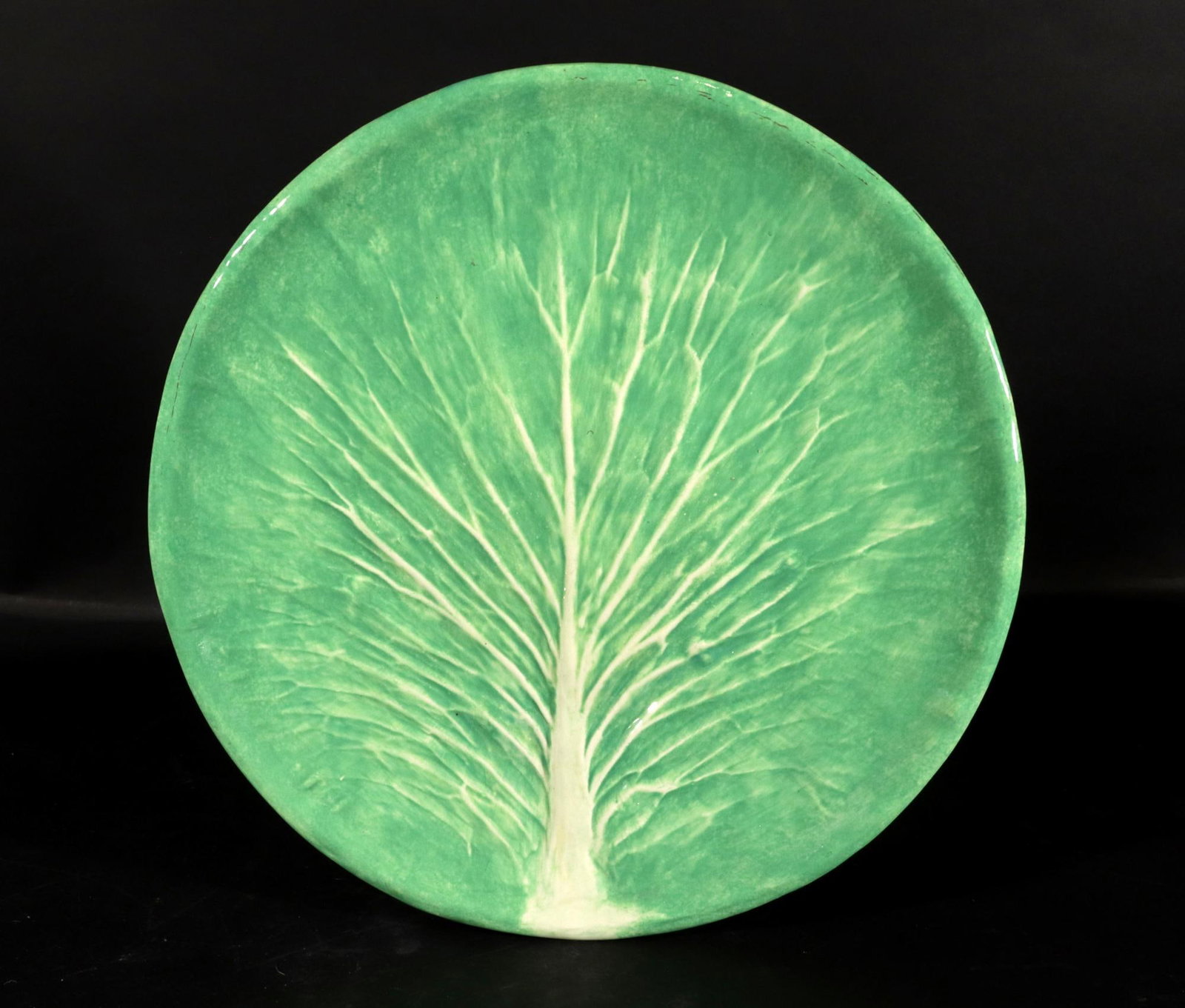 Late 20th Century Dodie Thayer Trompe l'Oeil Lettuce-Ware Dish - 7