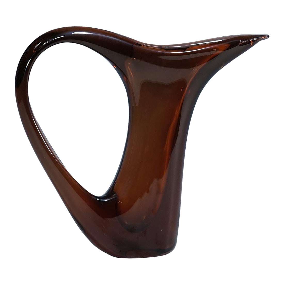 Vintage Murano Glass Vase Anse Volanti by A.Ve.M. 1950s: Vintage Murano Glass Vase Anse Volanti by A.Ve.M. 1950s A rare Murano art glass vase of the 'Anse Volanti' series. Manufactured by Arte Vetraria Muranese (A.Ve.M.) and designed by Giorgio Ferro in 195