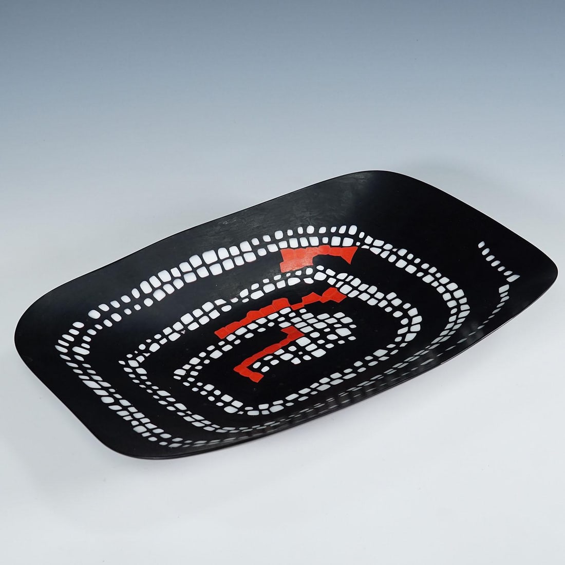 Large Murrine Plate Serpente by Carlo Scarpa for Venini Murano Ca. 1940s - 7