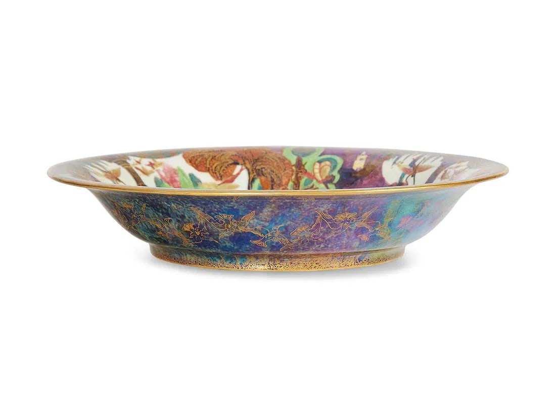 1920s Wedgwood Fairyland Lustre Charger "Garden of Paradise", Daisy Makeig-Jones - 2