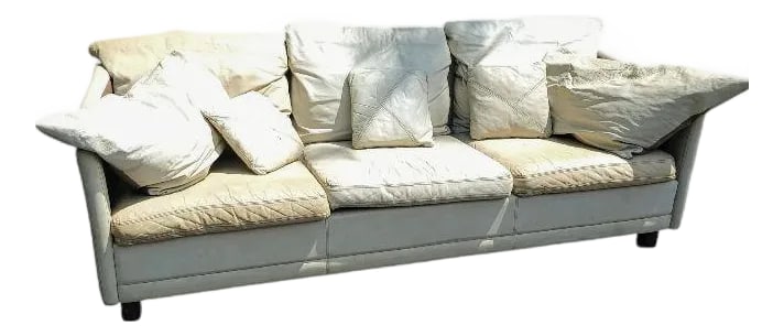 Timeless Elegance: Rare 1980 Vintage Dansk Danish Leather Sofa (1 of 12)