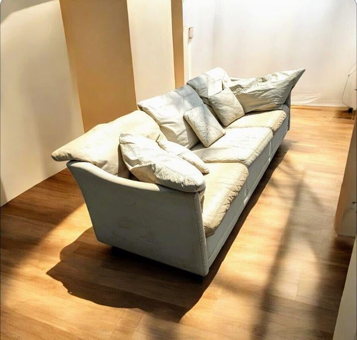 Timeless Elegance: Rare 1980 Vintage Dansk Danish Leather Sofa - 6