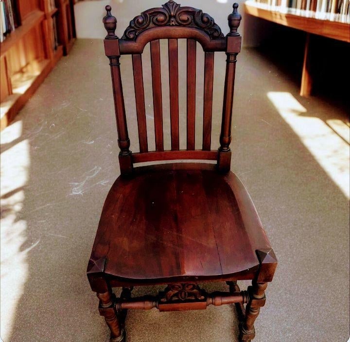 Exquisite, Two-Piece Antique Mahogany Set Stamped by Michigan Chair - 6