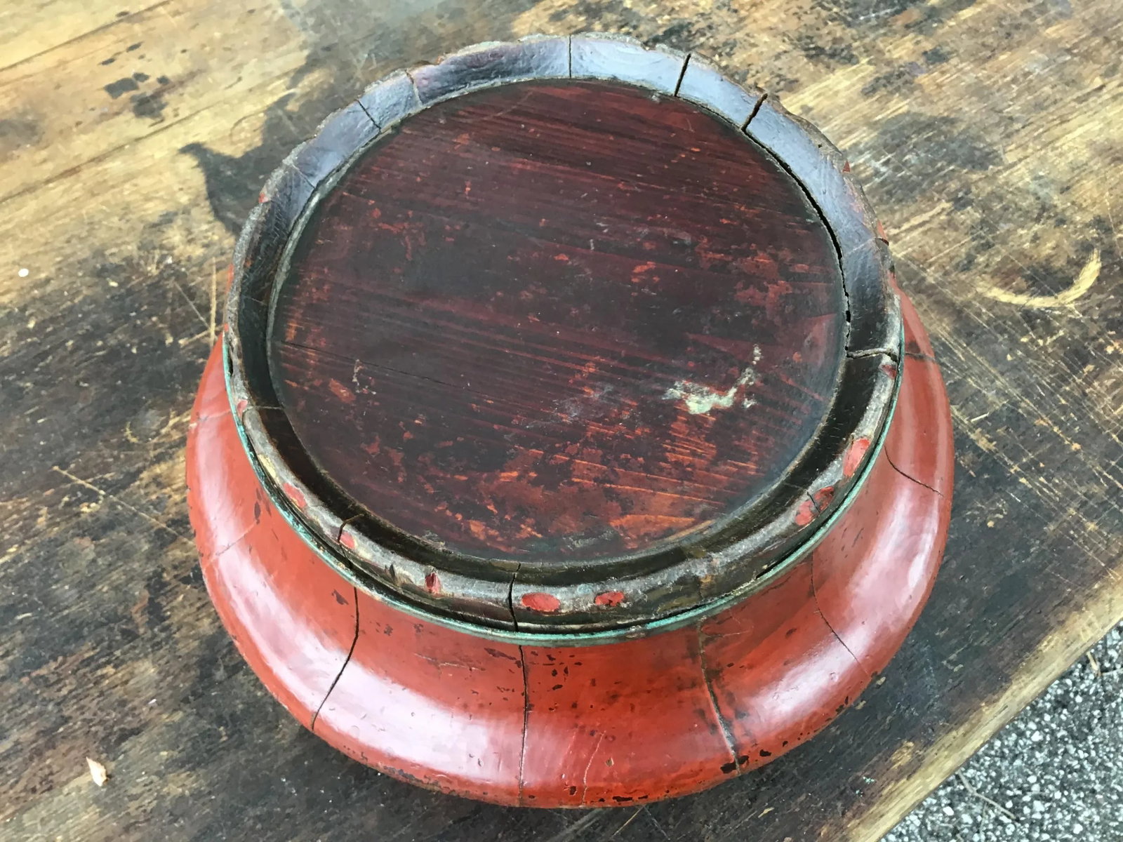 Hand-Made Chinese Red Lacquered Chinoiserie Box - 7