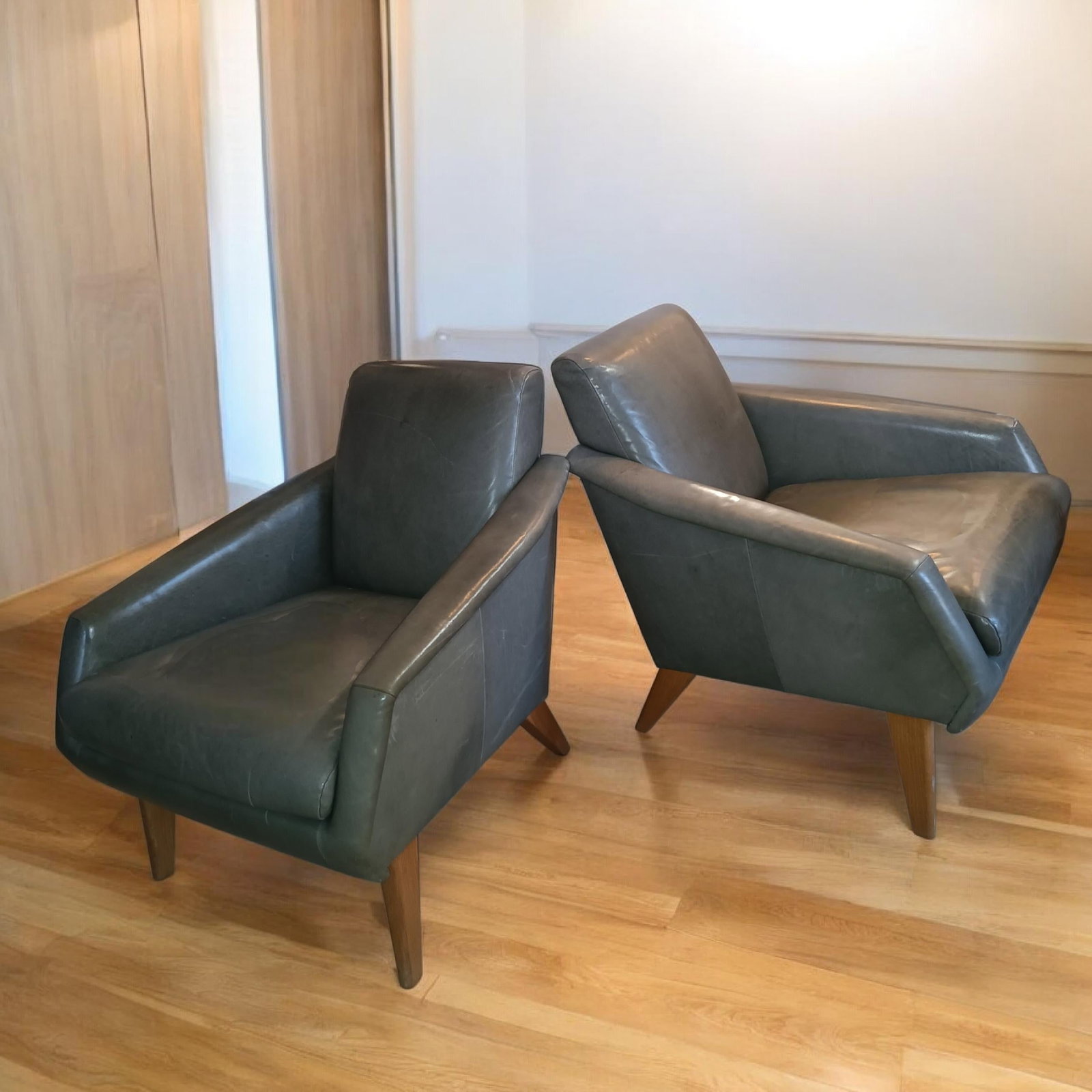 Elevate Your Space With a Pair of West Elm Carlo Mid-Century Chairs - 3