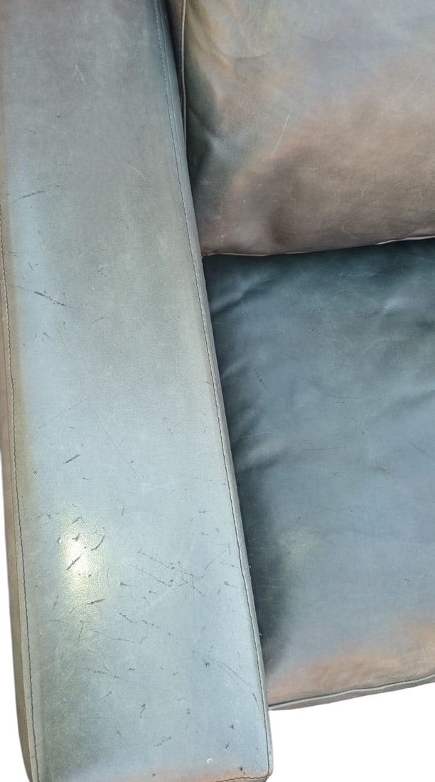 The Blu Dot New Standard 78"³ Leather Sofa - 11