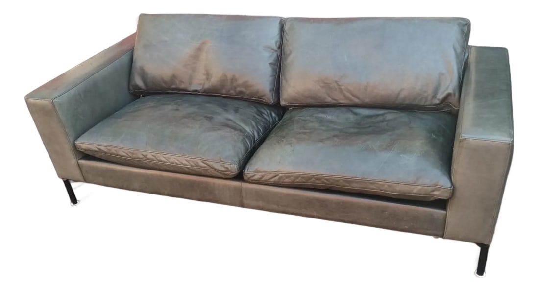 The Blu Dot New Standard 78"³ Leather Sofa (1 of 12)