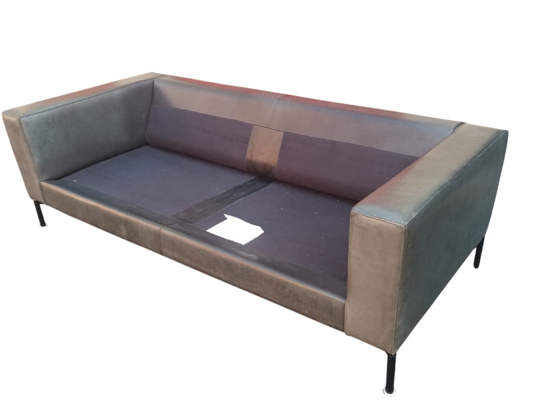 The Blu Dot New Standard 78"³ Leather Sofa - 7