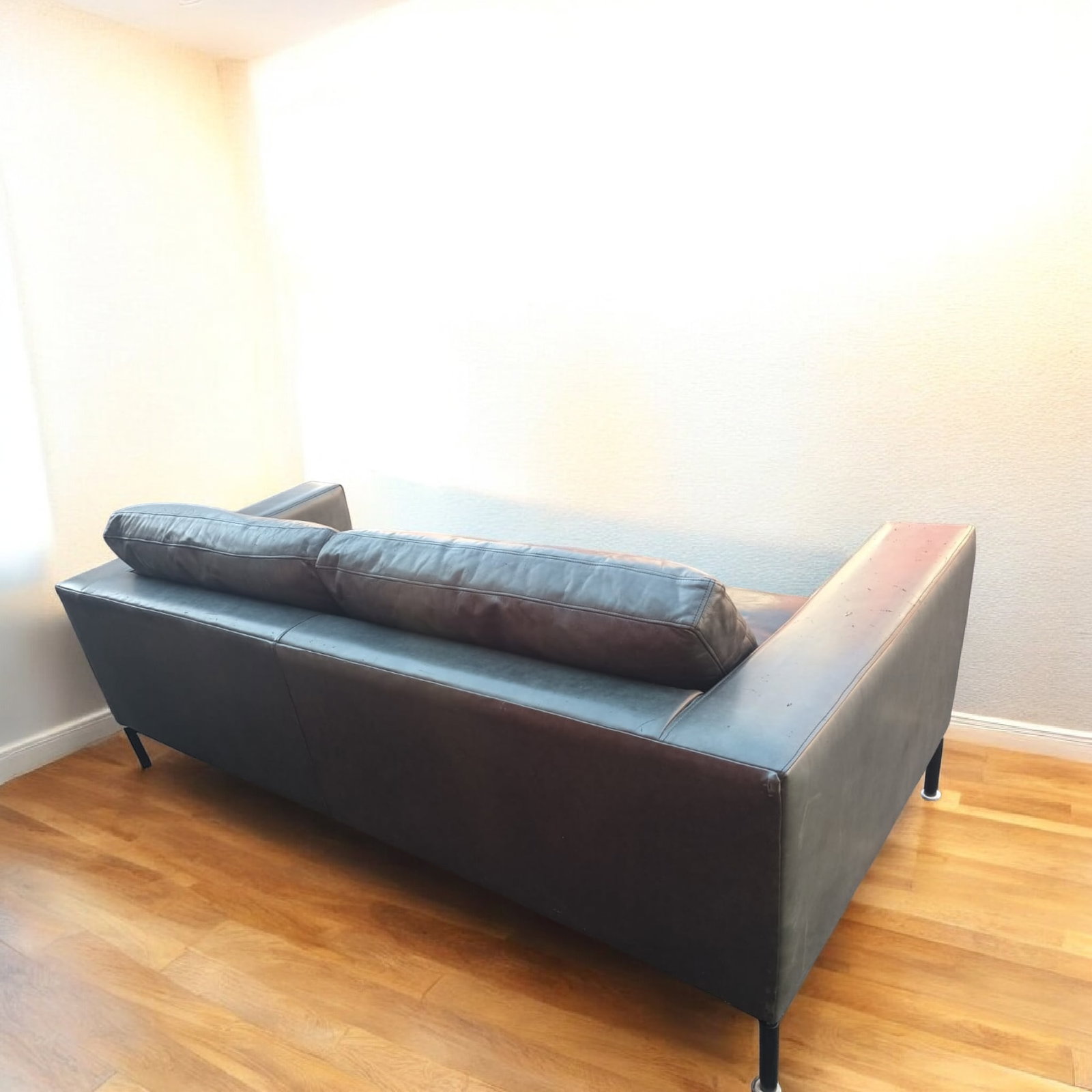 The Blu Dot New Standard 78"³ Leather Sofa - 8
