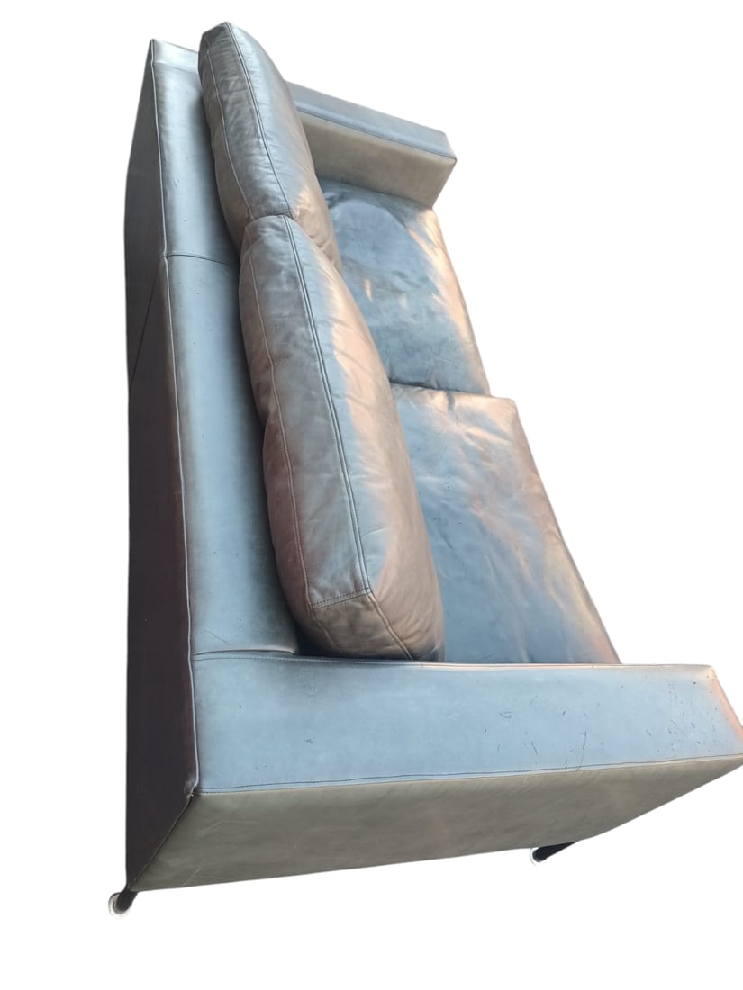The Blu Dot New Standard 78"³ Leather Sofa - 9