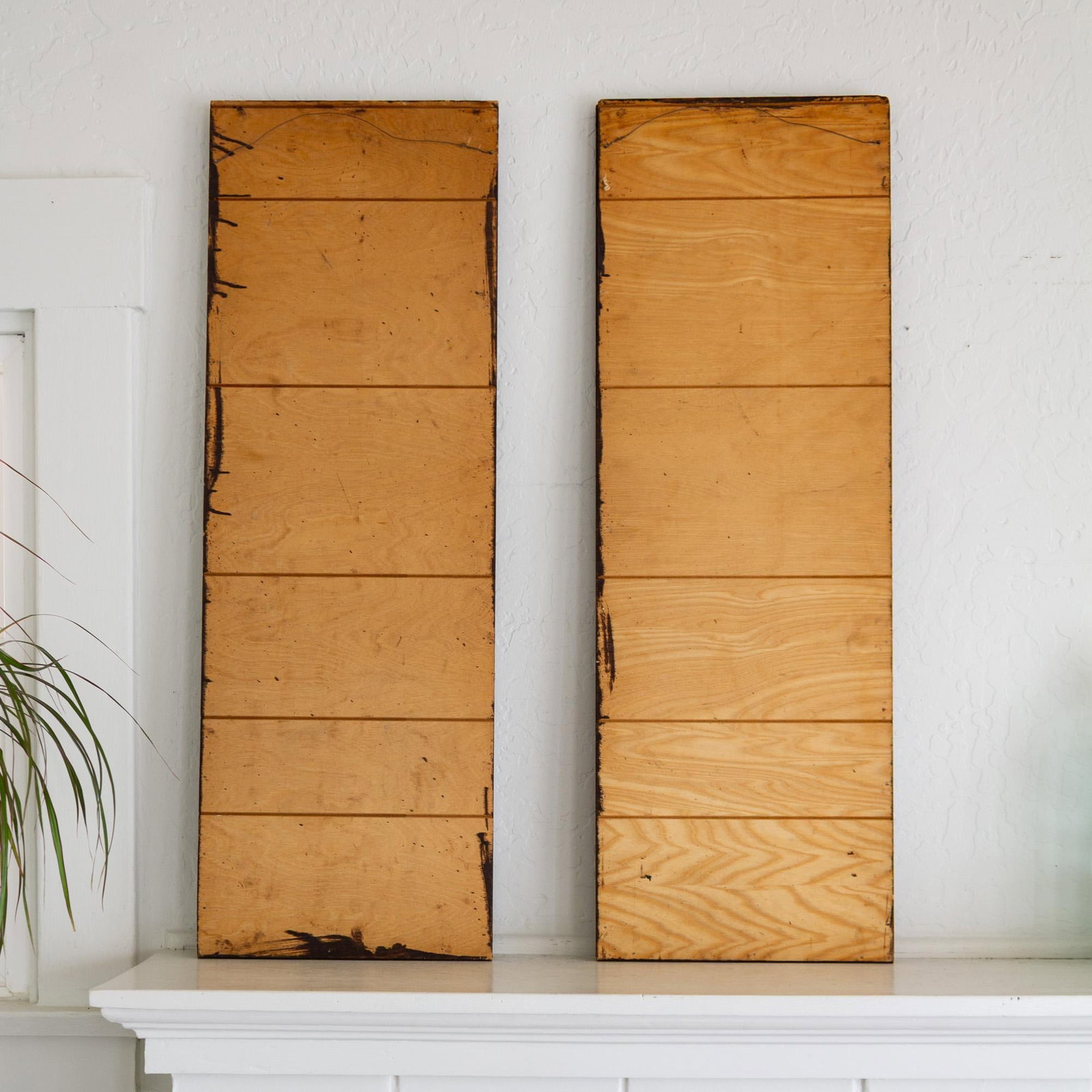 Pair of 1960s Chinoiserie Printed Panels on Wood With Asian Bird Motif - 14