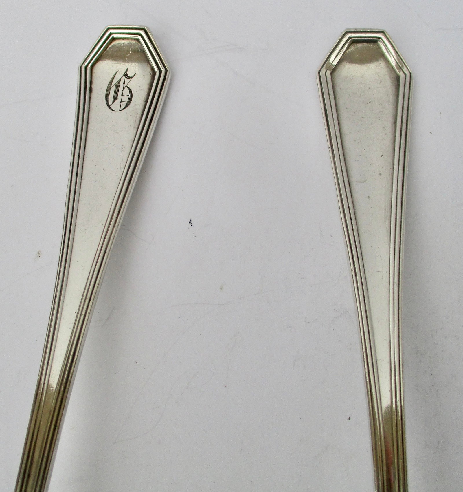 Sterling Silver Salad Set by Reed & Barton Circa 1910 - Set of 2 - 5