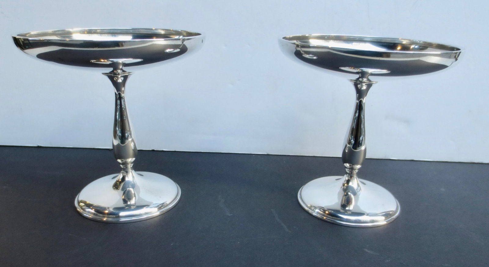 Sterling Silver Wallace Compote Stands-Pair of 2---- 24 DWT - 3
