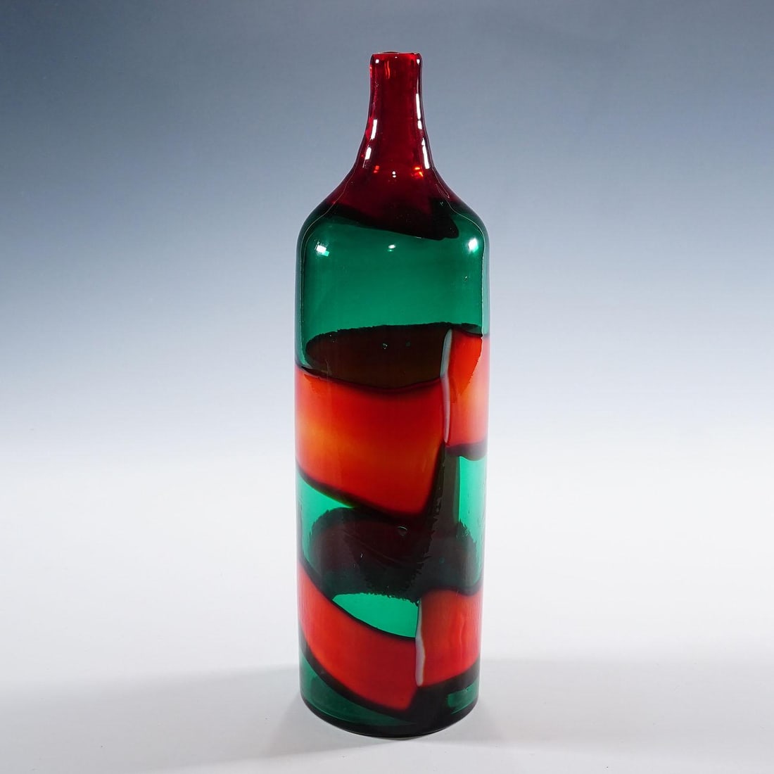 Vase 'A Fasce' by Fulvio Bianconi for Venini, Venice Murano 1950s - 4